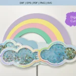 Topo de Bolo - Rainbow