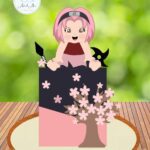 Topo de Bolo - Sakura