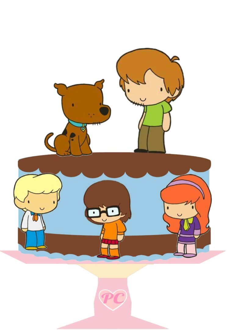 1 - Scooby Doo Topo de Bolo - Scooby Doo - Imagem 1
