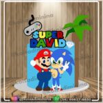 Topo de Bolo - Sonic e Mario