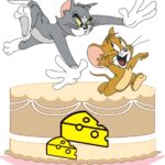 Topo de Bolo - Tom e Jerry