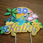 Topo de Bolo - Flamingo