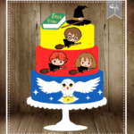 Topo de Bolo - Harry Potter