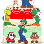 Topo de Bolo - Super Mario