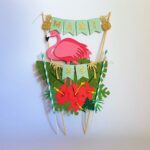 Topo de Bolo - Flamingo