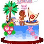 Topo de Bolo - Moana
