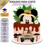Topo de Bolo - Mickey