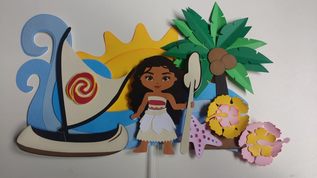 12 - Moana Topo de Bolo - Moana - Imagem 1