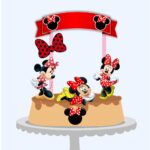 Topo de Bolo - Minnie