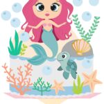 Topo de Bolo - Sereia