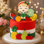 Topo de Bolo - Frutinhas