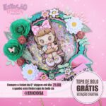 Topo de Bolo - Menina