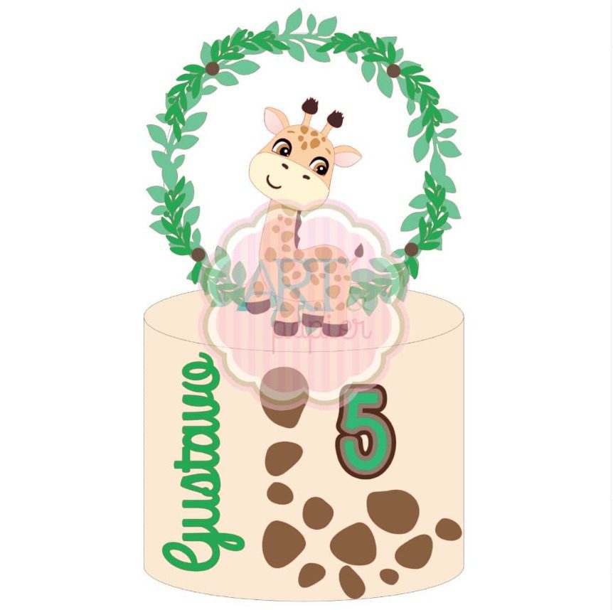 14 - Girafinha Topo de Bolo - Girafinha - Imagem 1