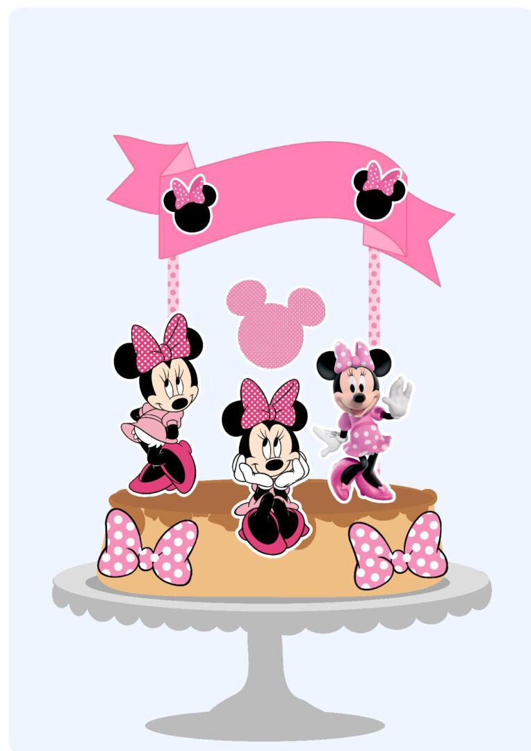 14 - Minnie Topo de Bolo - Minnie - Imagem 1