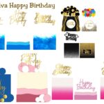 Topo de Bolo - Happy Birthday