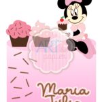 Topo de Bolo - Minnie