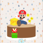 Topo de Bolo - Super Mario