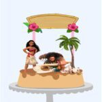 Topo de Bolo - Moana