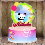 Topo de Bolo - Panda