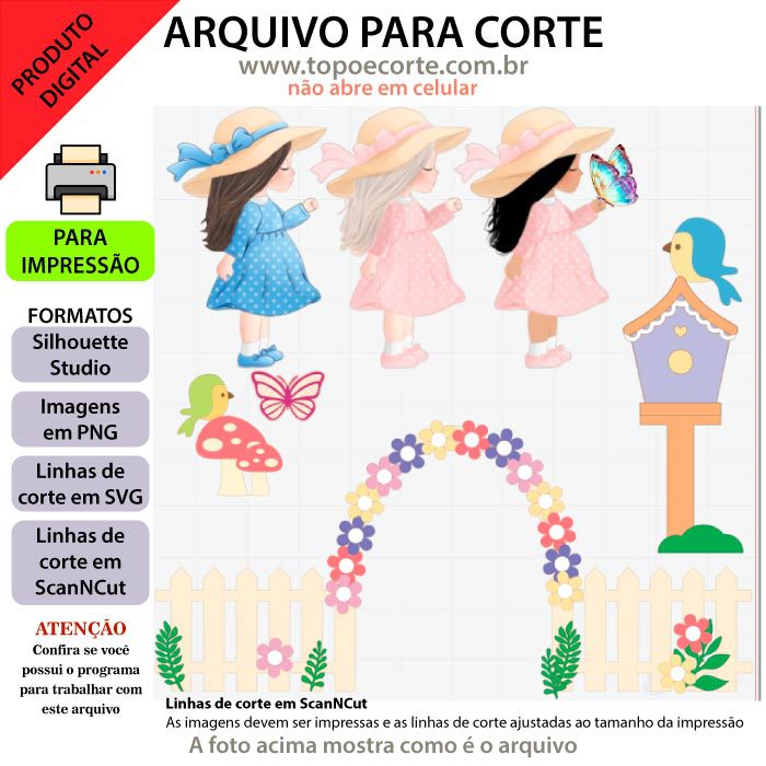 18 - Jardim dos Passarinhos Topo de Bolo - Jardim - Imagem 1