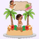 Topo de Bolo - Moana