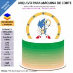 Topo de Bolo - Sonic