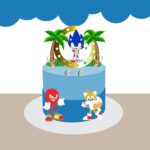 Topo de Bolo - Sonic