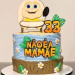 Topo de Bolo - Família Dinossauros