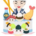 Topo de Bolo - Japonês