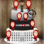 Topo de Bolo - La Casa de Papel