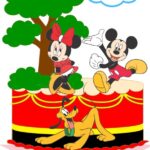 Topo de Bolo - Mickey e Minnie