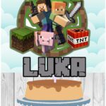 Topo de Bolo - Minecraft