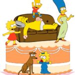 Topo de Bolo - Os Simpsons