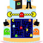 Topo de Bolo - Pac Man