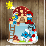 Topo de Bolo - Smurf
