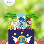 Topo de Bolo - Sonic