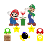 Topo de Bolo - Super Mario