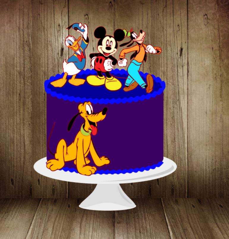 21 - Turma do Mickey Topo de Bolo - Mickey - Imagem 1