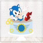 Topo de Bolo - Sonic
