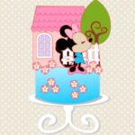 Topo de Bolo - Minnie