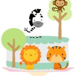 Topo de Bolo - Safari