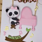 Topo de Bolo - Panda