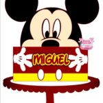 Topo de Bolo - Mickey