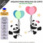 Topo de Bolo - Panda