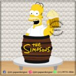 Topo de Bolo - Os Simpsons