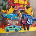 Topo de Bolo - Hot wheels