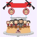 Topo de Bolo - La Casa de Papel