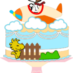 Topo de Bolo - Snoopy