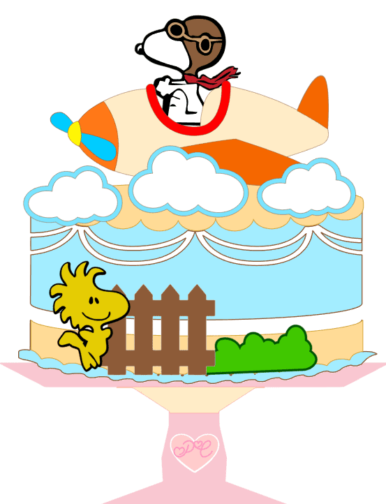 3 - Snoopy Topo de Bolo - Snoopy - Imagem 1