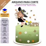 Topo de Bolo - Jardim